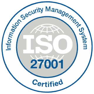 ISO/IEC 27001 certified — Information Security Management System